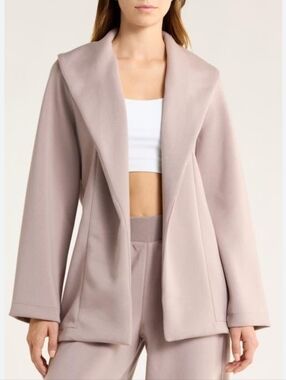 NWOT SPANX Air Essentials luxe wrap cardigan in Coastal Fog Small Petite